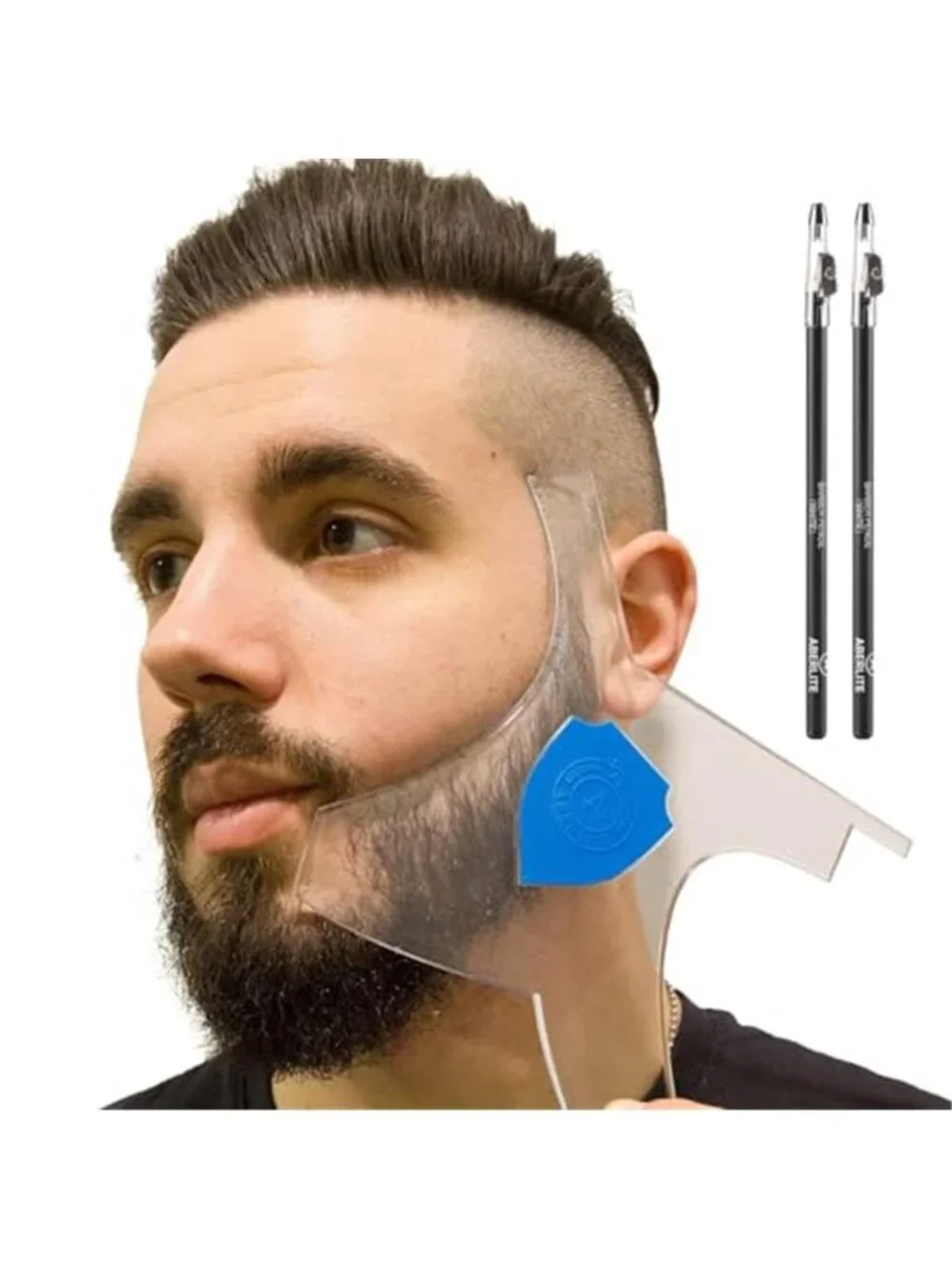 Beard Shaper Kit w/Two Barber Pencils - Premium